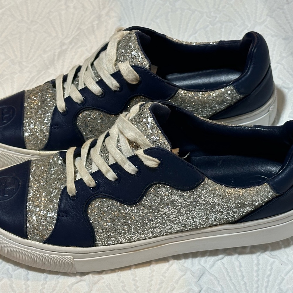 Tory Burch Luxury Sneakers, size 7 1/2.